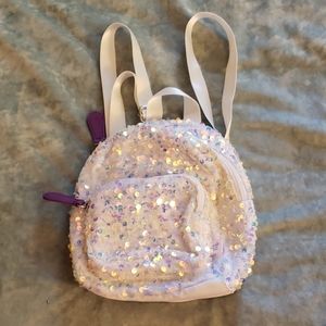Sequined Mini Backpack